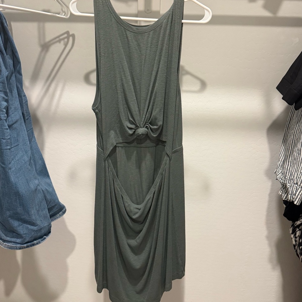 Aerie Green Casual Dress XL